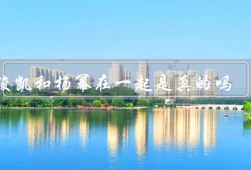 王俊凯和杨幂在一起是真的吗