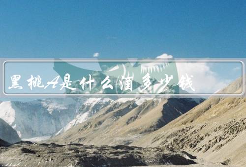 黑桃A是什么酒多少钱，属于香槟酒的一种（最低售价3500元）