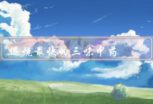 退烧最快的三味中药