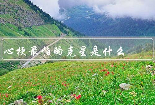 心梗最怕的克星是什么