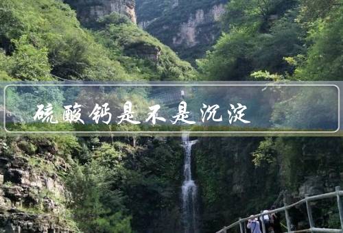 硫酸钙是不是沉淀
