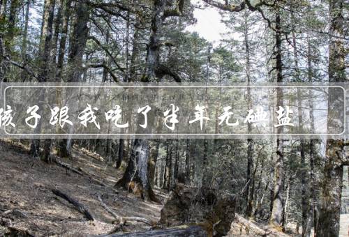 孩子跟我吃了半年无碘盐