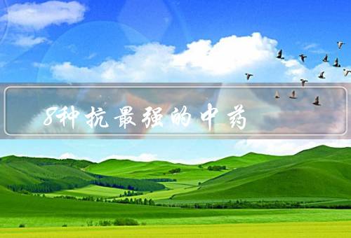 8种抗最强的中药