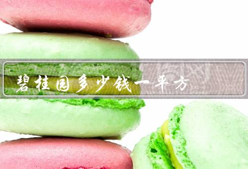 碧桂园多少钱一平方