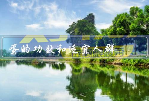 蛋的功效和适宜人群
