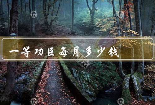 一等功臣每月多少钱