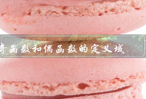 奇函数和偶函数的定义域