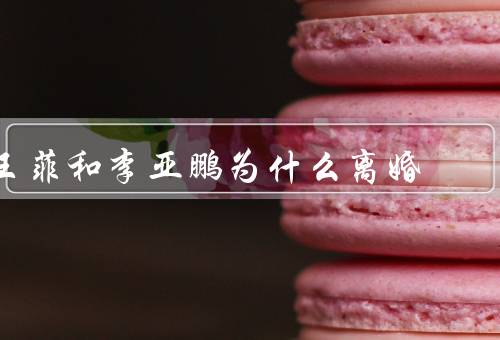 王菲和李亚鹏为什么离婚