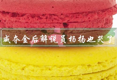 任子威夺金后解说员杨扬也哭了