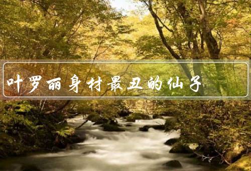 叶罗丽身材最丑的仙子