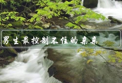 男生最控制不住的亲亲