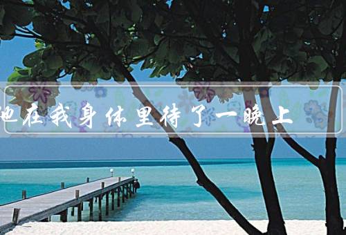 他在我身体里待了一晚上