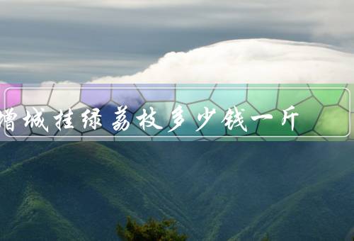 增城挂绿荔枝多少钱一斤