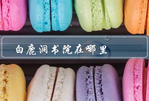 白鹿洞书院在哪里