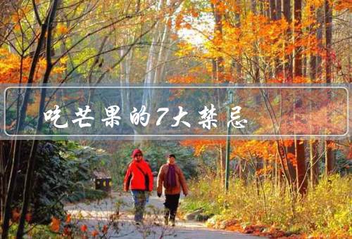 吃芒果的7大禁忌