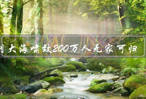 智利大海啸致200万人无家可归