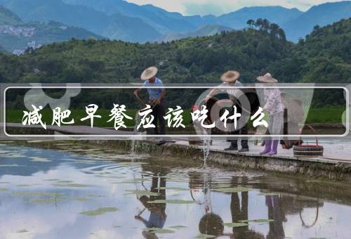 减肥早餐应该吃什么