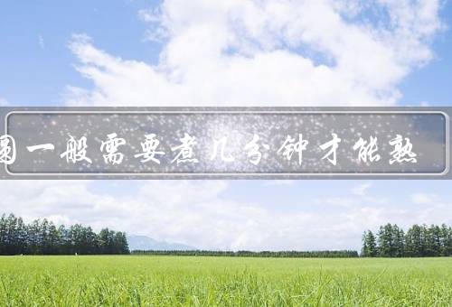 汤圆一般需要煮几分钟才能熟
