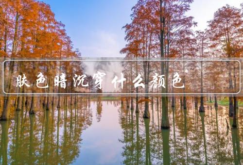 肤色暗沉穿什么颜色