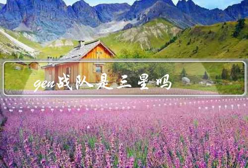 gen战队是三星吗