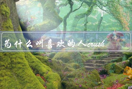 为什么叫喜欢的人crush
