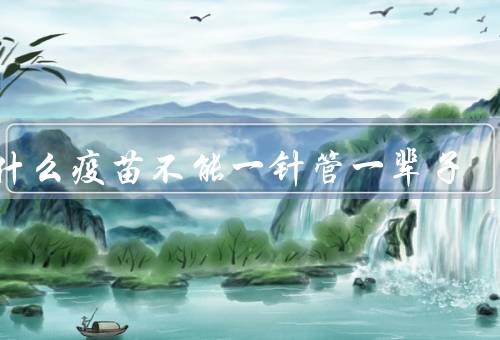 为什么疫苗不能一针管一辈子