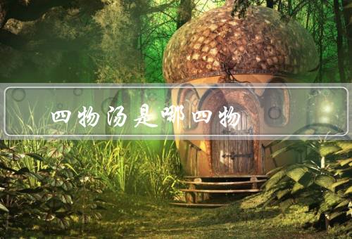 四物汤是哪四物