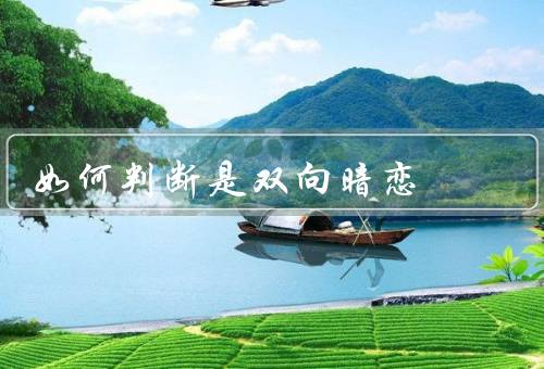 如何判断是双向暗恋