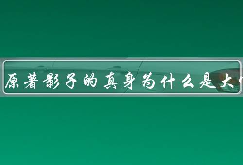 庆余年原著影子的真身为什么是大宝