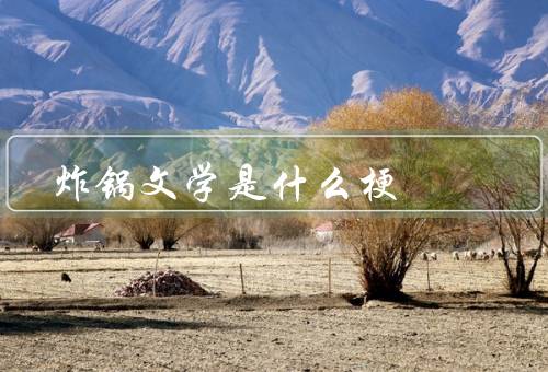 炸锅文学是什么梗