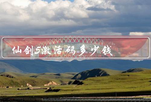 仙剑5激活码多少钱