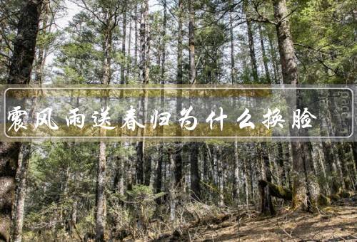 于震风雨送春归为什么换脸 ，反派主角演员成为劣迹艺人造成的