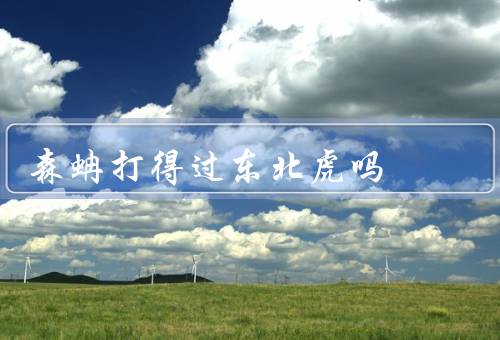 森蚺打得过东北虎吗