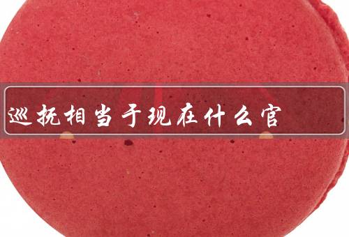 巡抚相当于现在什么官
