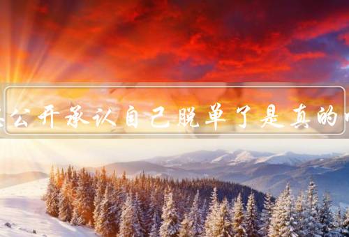 赵露思公开承认自己脱单了是真的吗