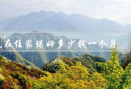 现在住家保姆多少钱一个月