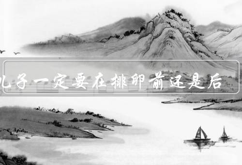生儿子一定要在排卵前还是后