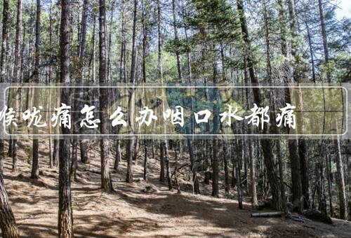 喉咙痛怎么办咽口水都痛