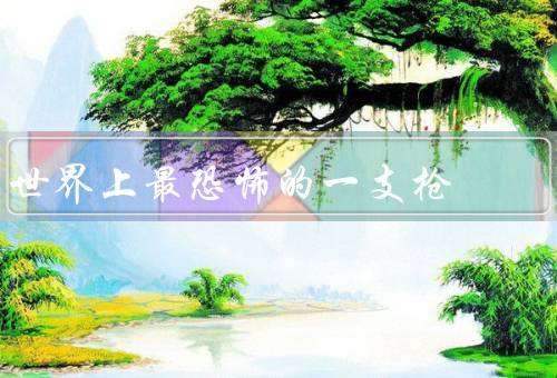 世界上最恐怖的一支枪