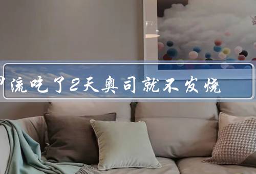 甲流吃了2天奥司就不发烧