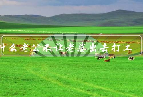 为什么老公不让老婆出去打工