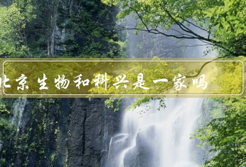 北京生物和科兴是一家吗