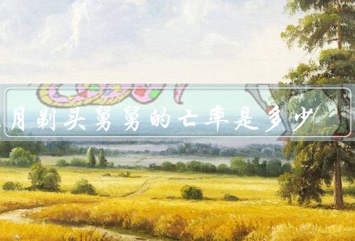 正月剃头舅舅的亡率是多少，9%-11%（受季节影响和剃头无关）