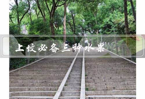 上坟必备三种水果