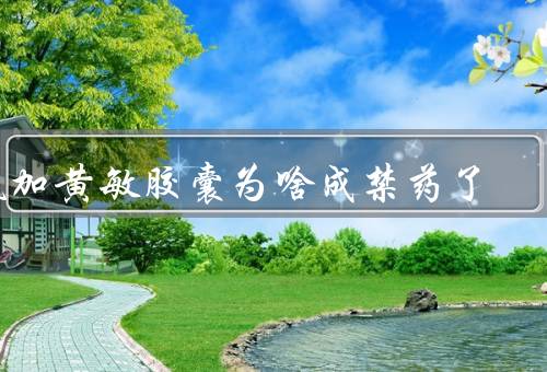 氨加黄敏胶囊为啥成禁药了