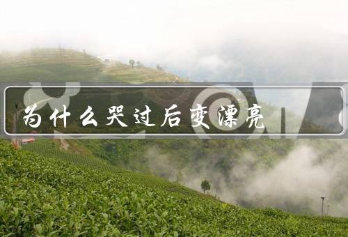 为什么哭过后变漂亮