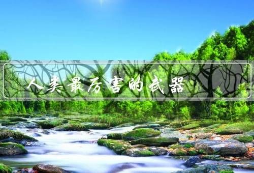 人类最厉害的武器