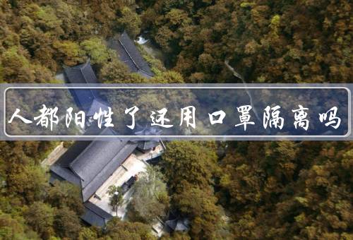 一家人都阳性了还用口罩隔离吗