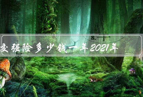 交强险多少钱一年2021年