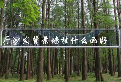 客厅沙发背景墙挂什么画好